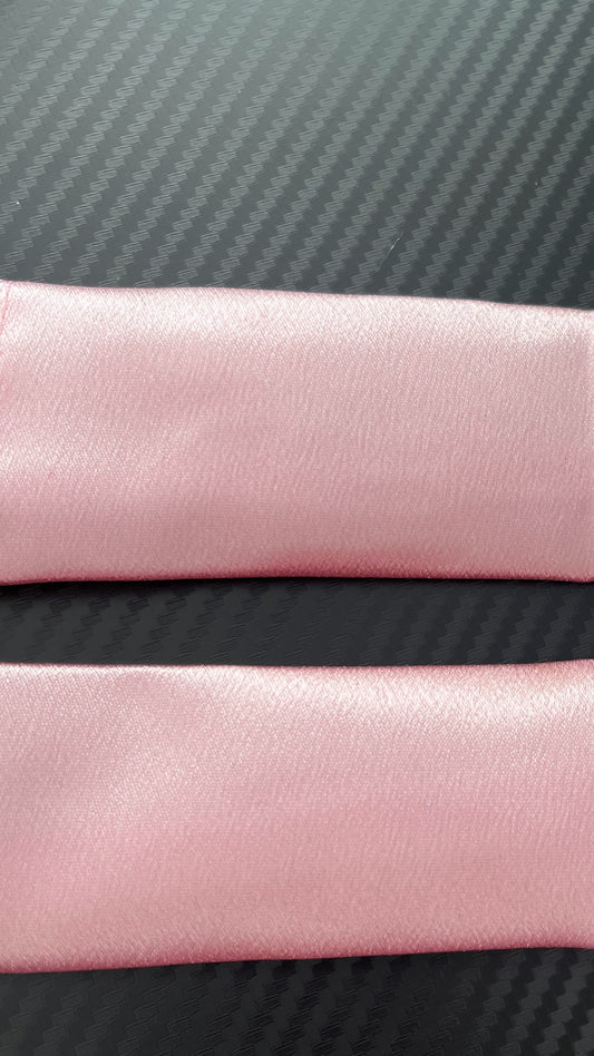 Pink satin plain straps