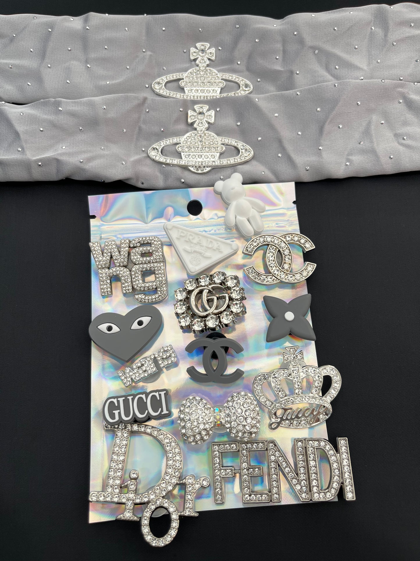 Grey complete bling bundle