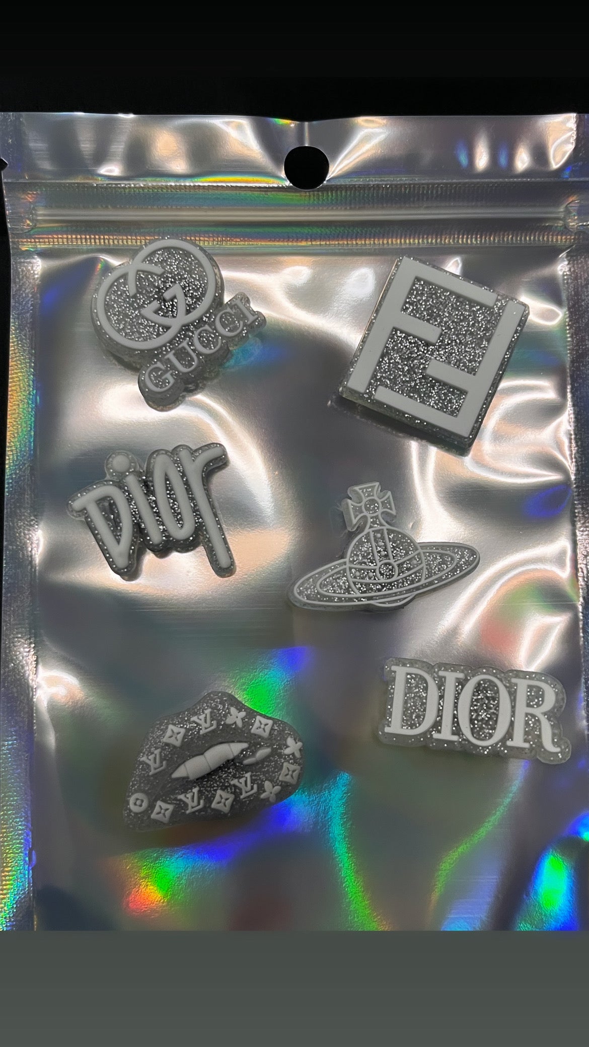 Glitter charms bundle