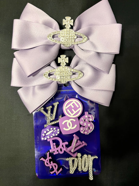 Purple bows bundle