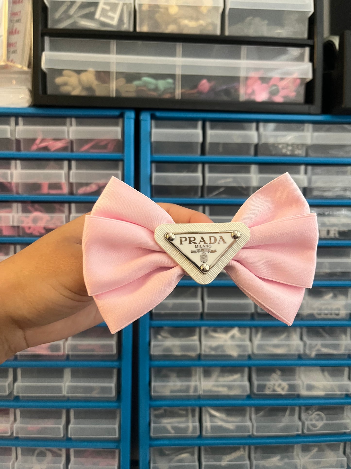 Pink Triangle Bow