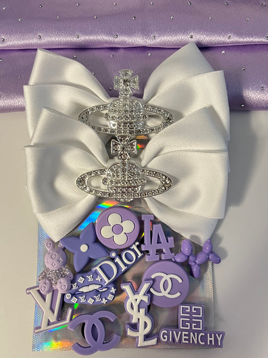 White and purple complete bundle