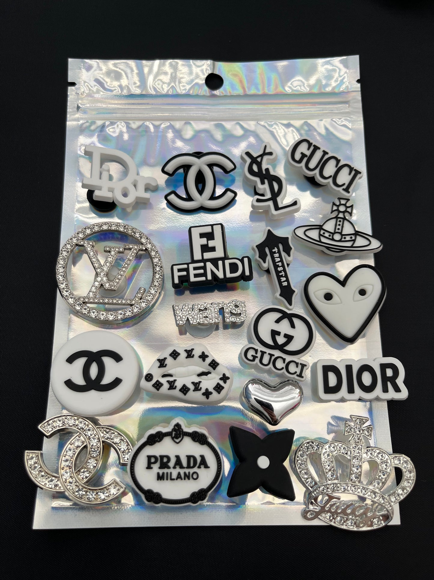 White black and metals bundle