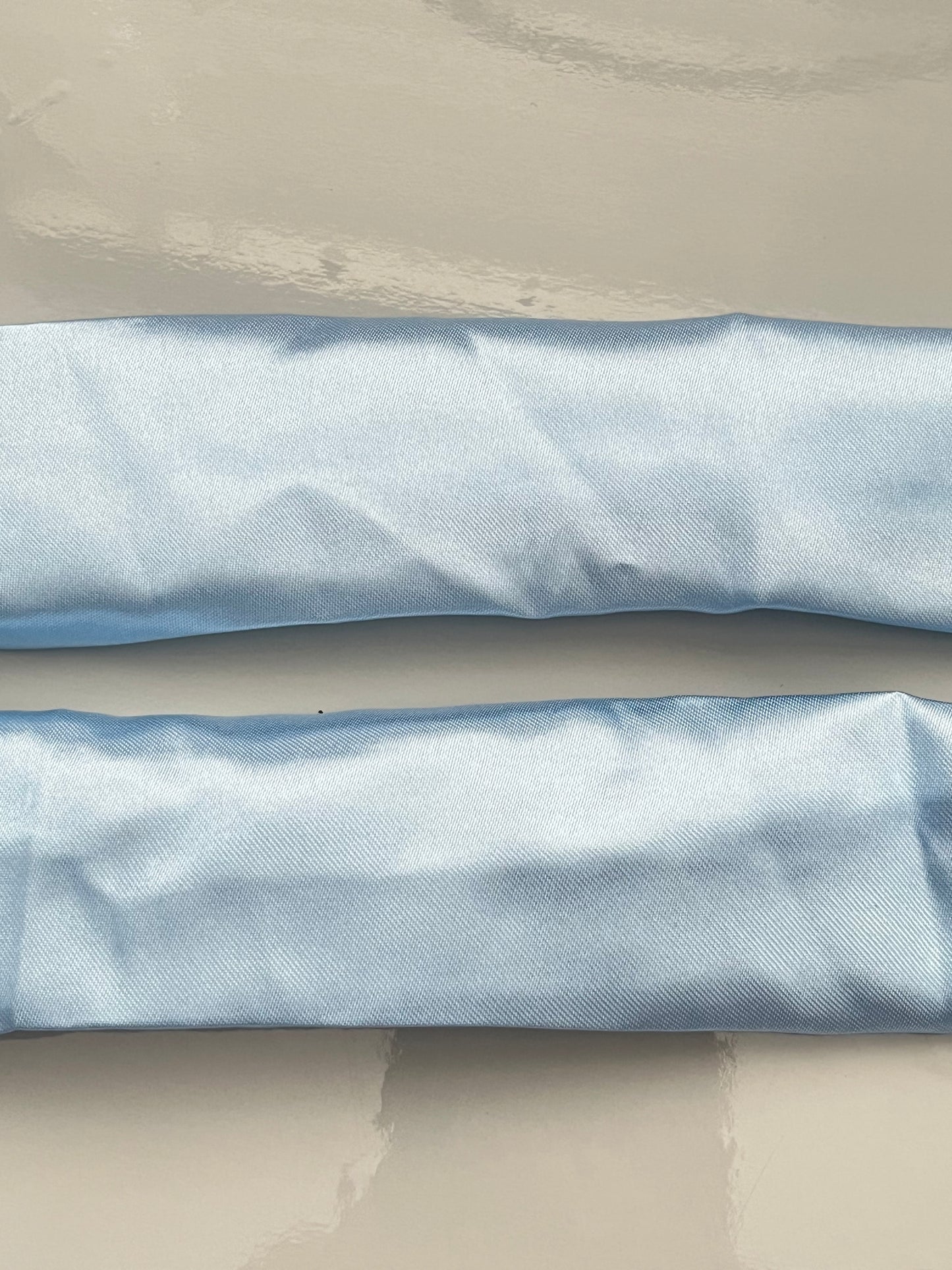 Baby blue plain strap bands