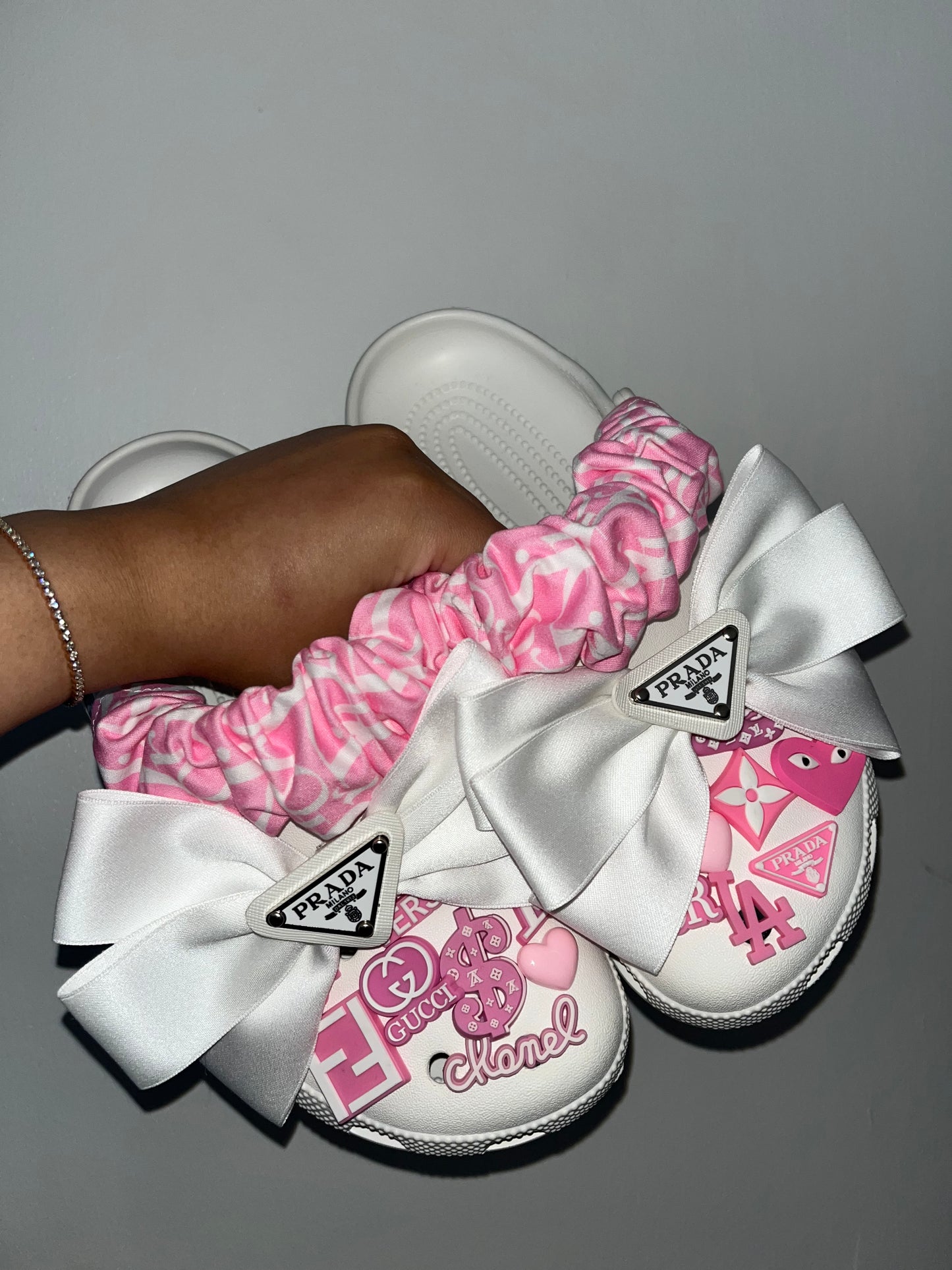 Pink complete bundle - crocs not included