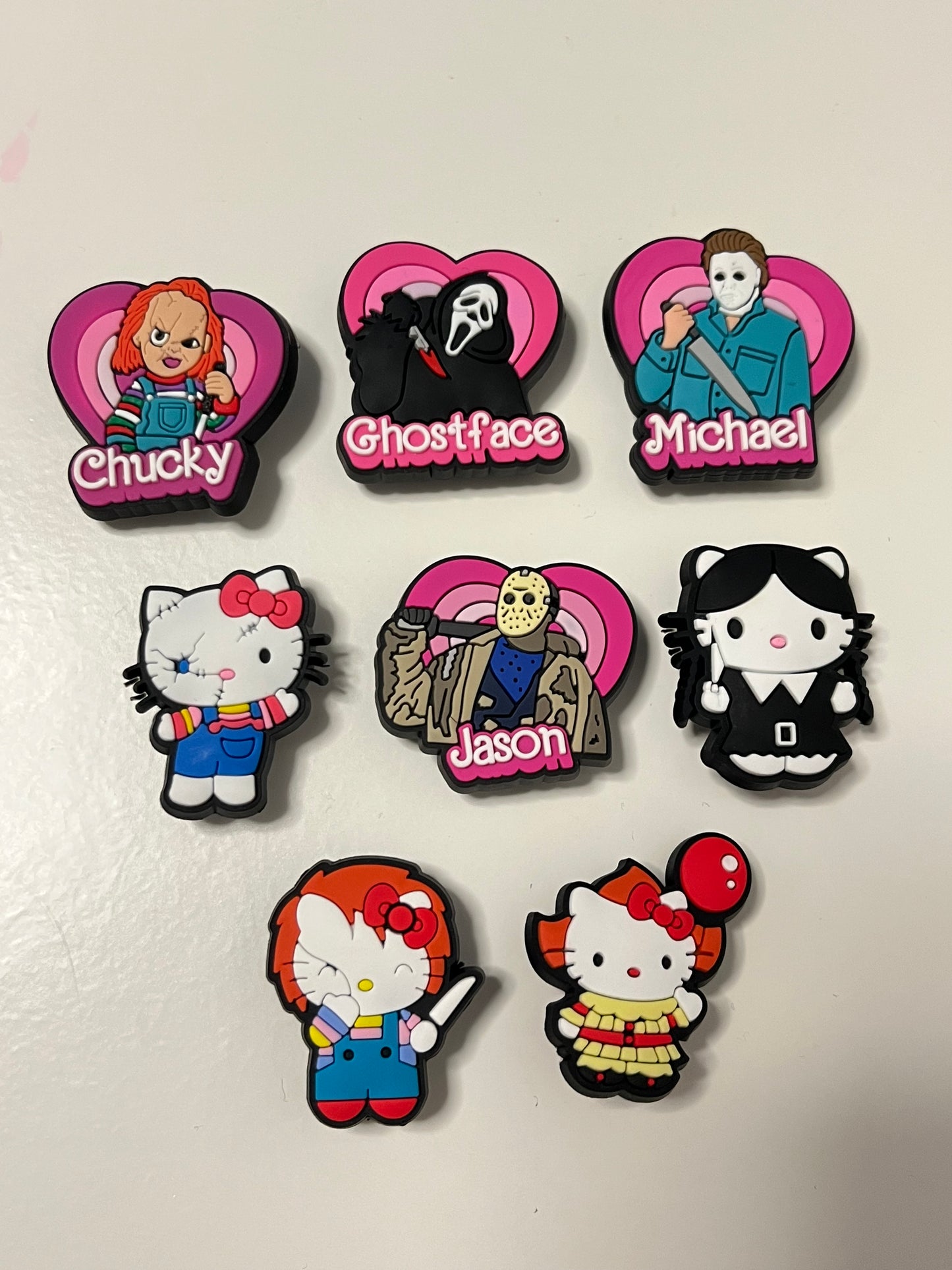 Horror film inspired charms