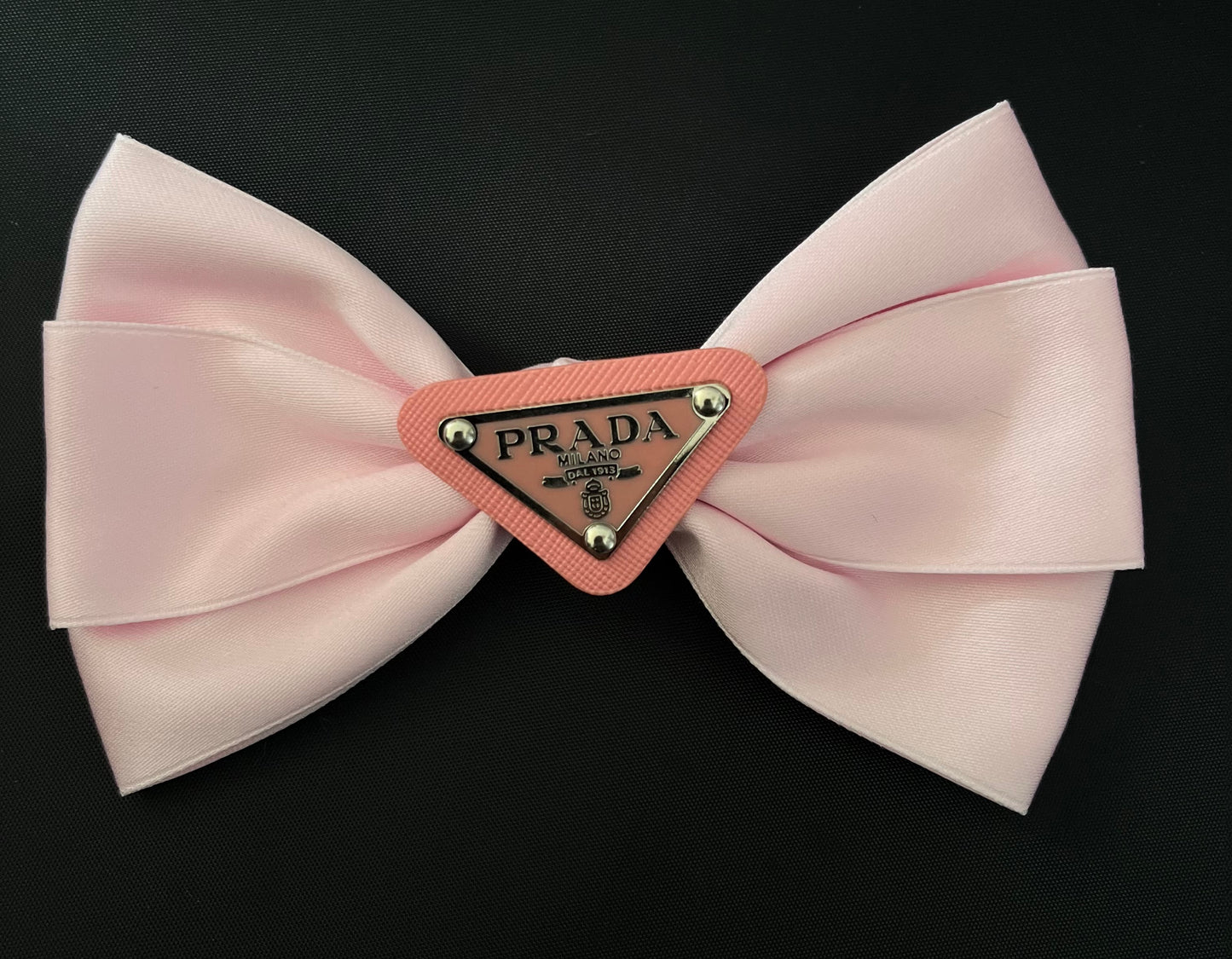 HAIR- Pink triangle bow