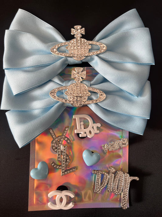 Blue bows bundle
