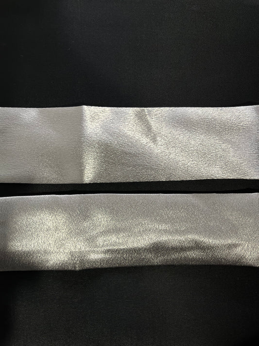 Grey plain straps set