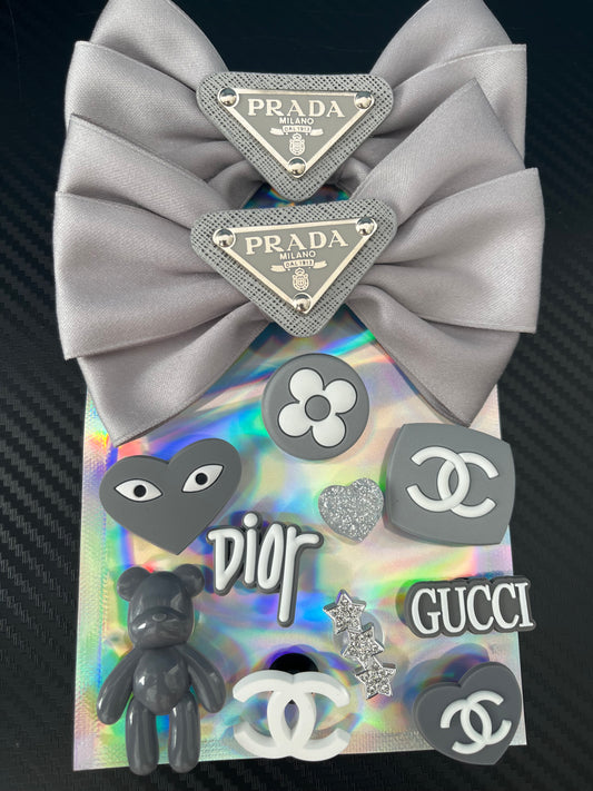 Grey bows bundle