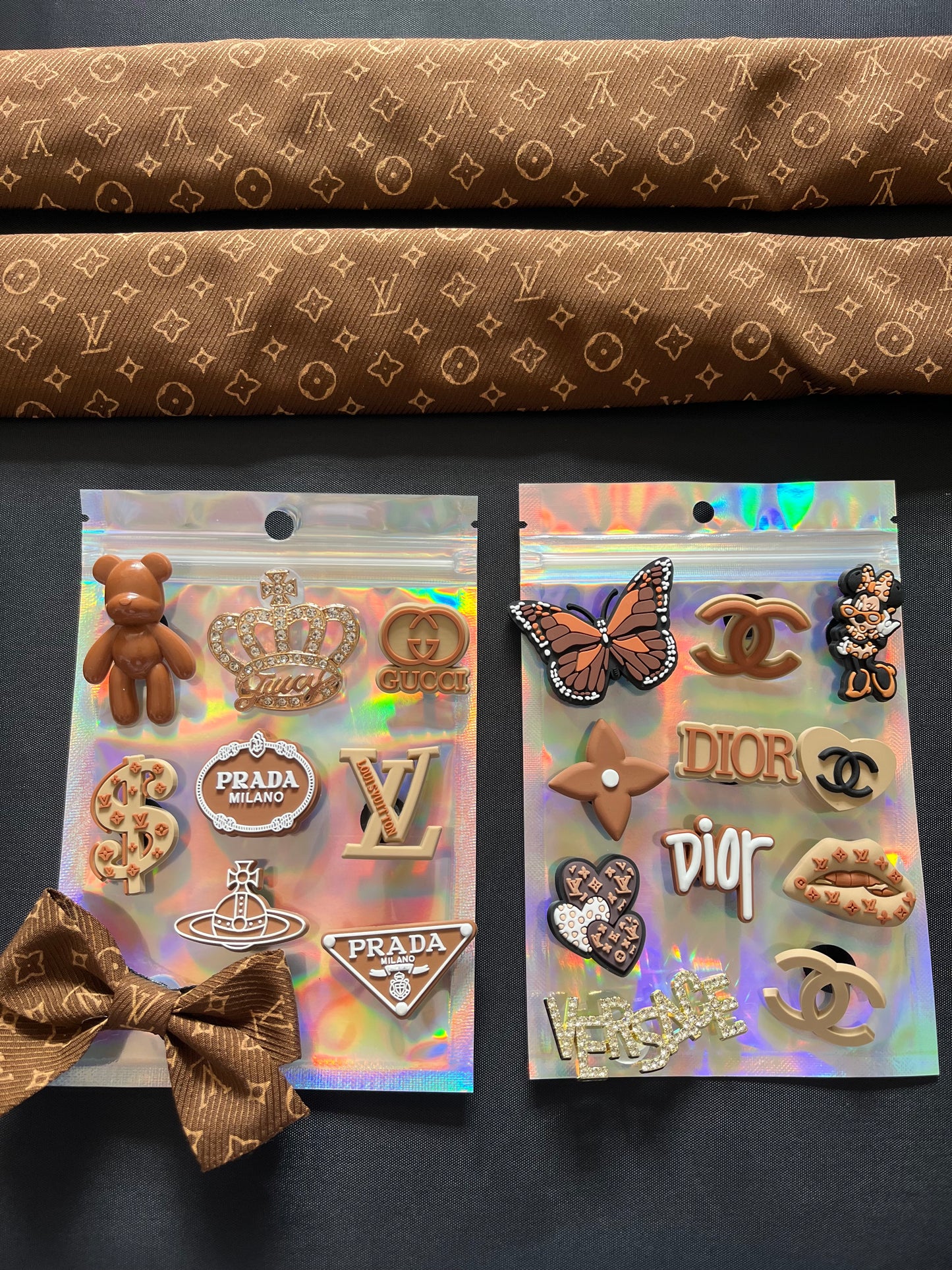 Brown complete bundle - CROCS NOT INCLUDED