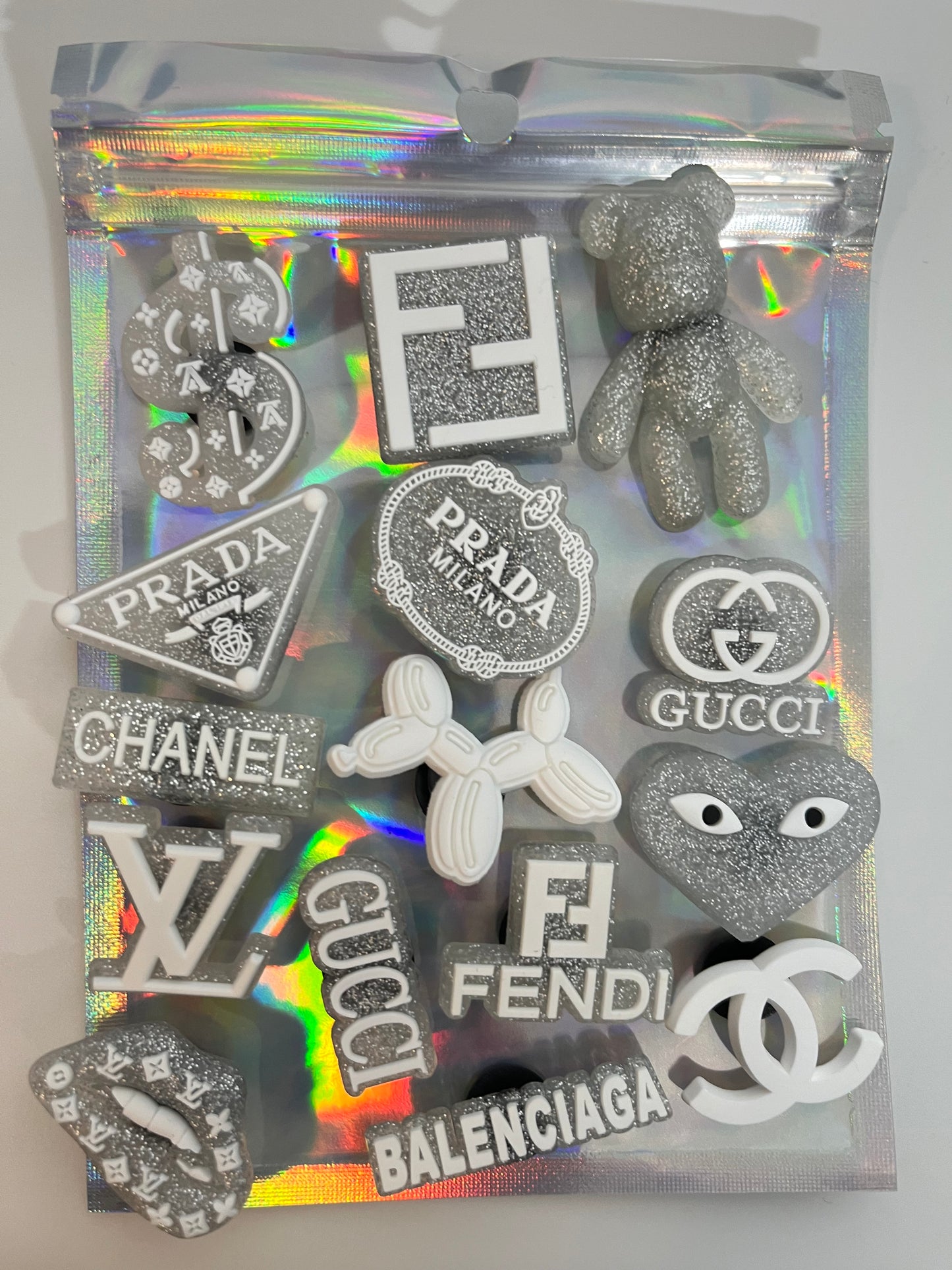 Glitter and white bundle