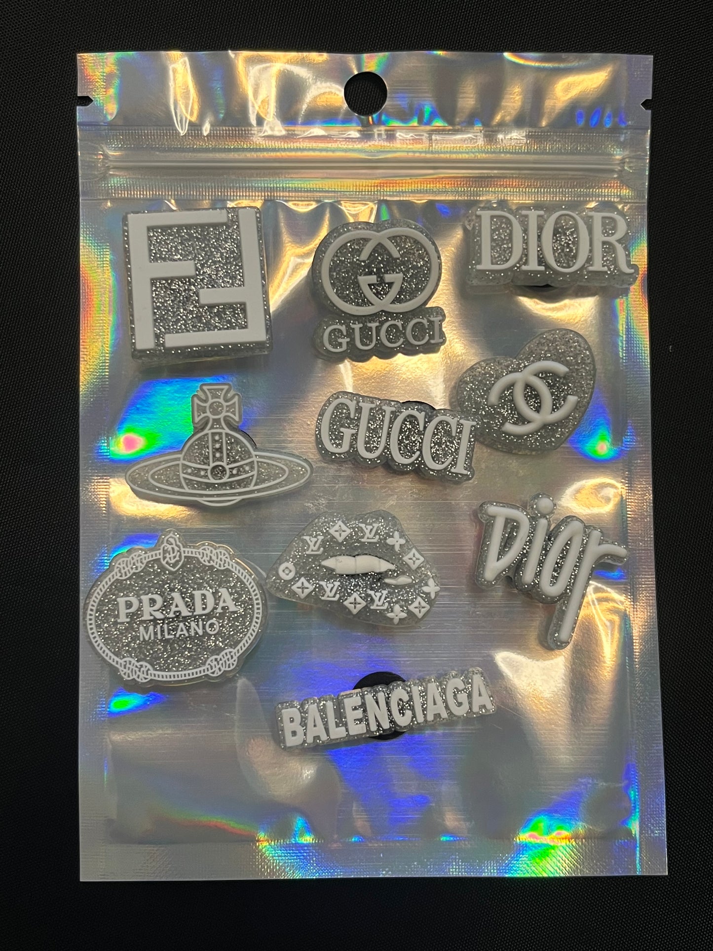 Glitter charms bundle