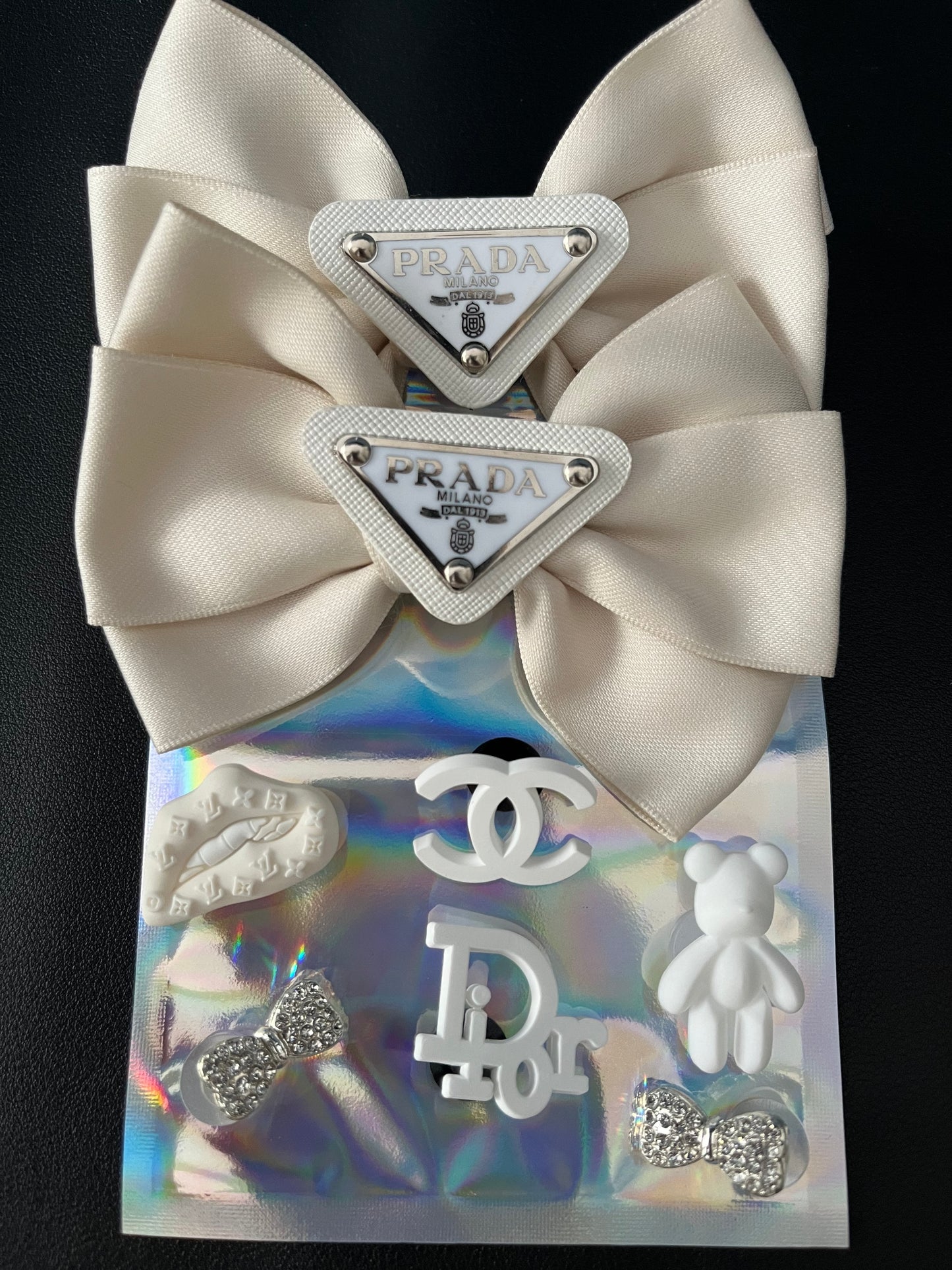 Cream bows bundle