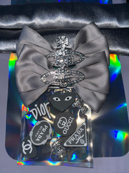 Grey bows bundle