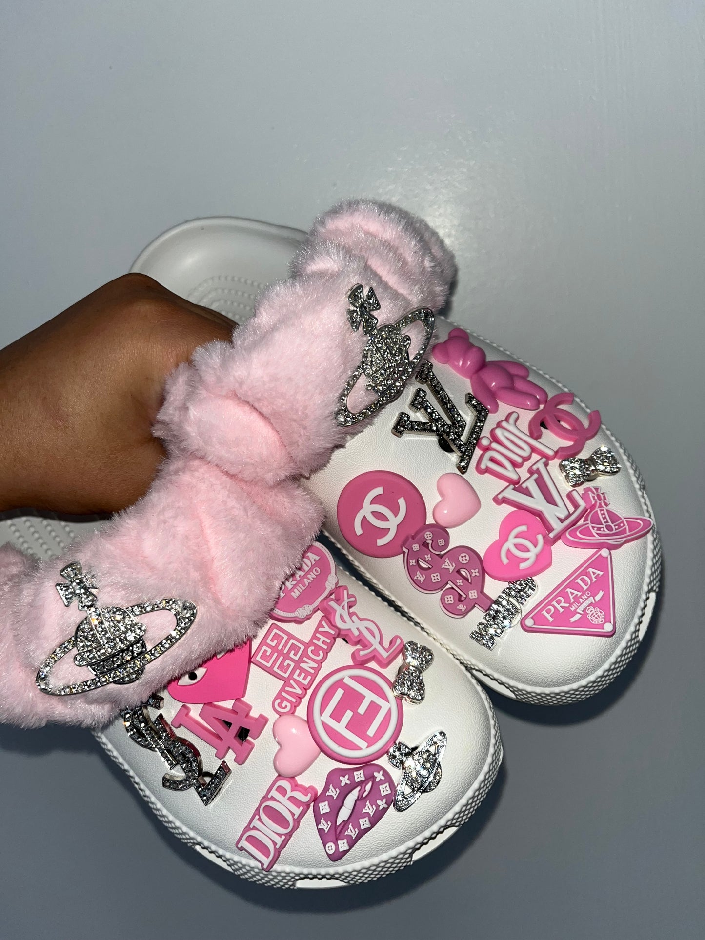 Pink bundle set- crocs not included