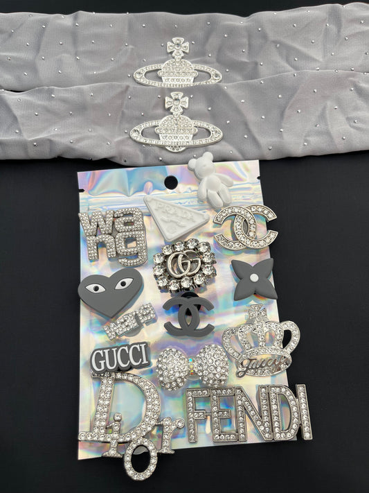 Grey complete bling bundle
