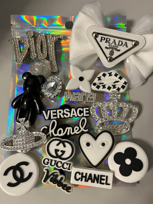 White mini bow complete bundle