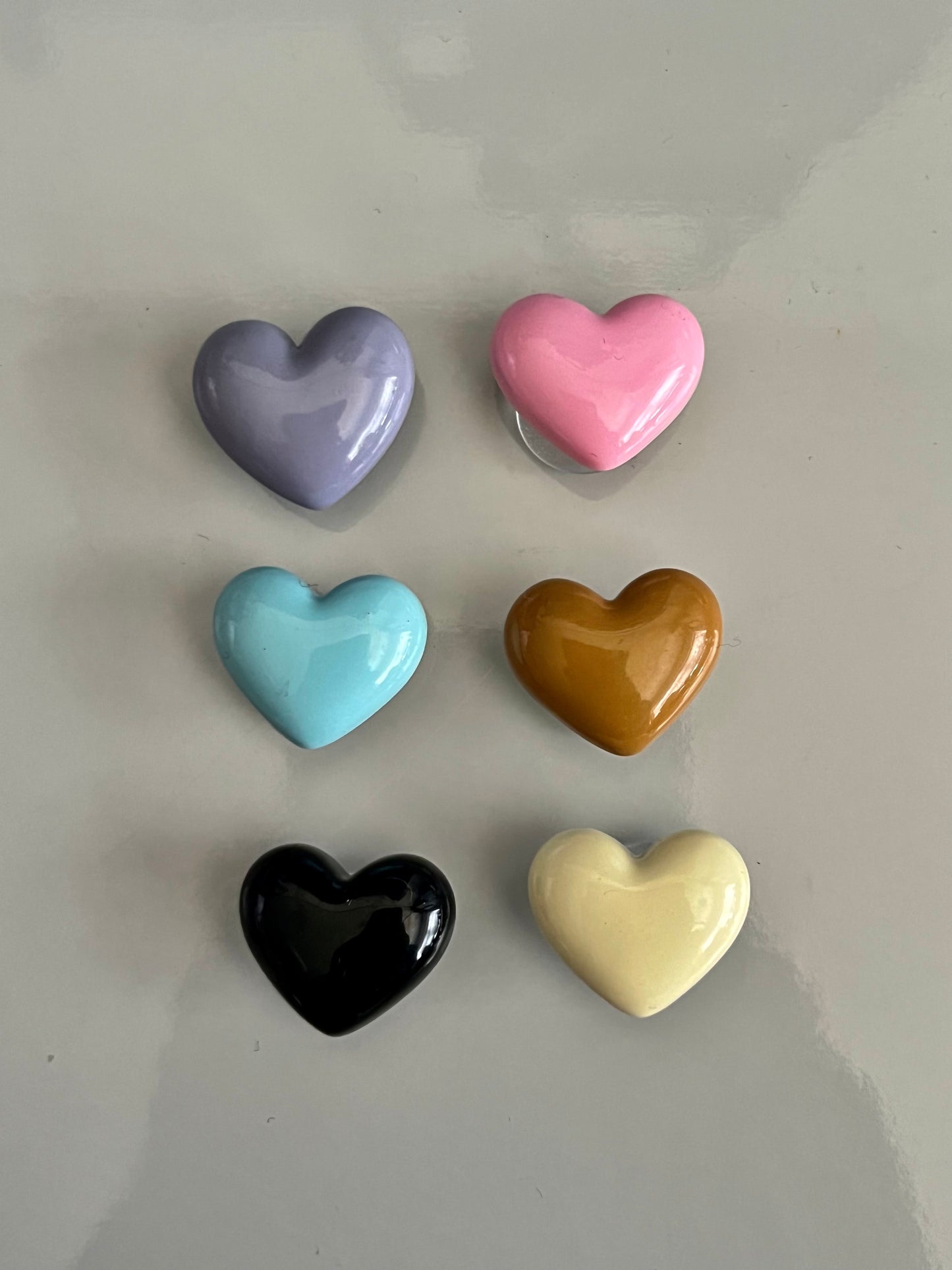 Heart individual acrylic charms