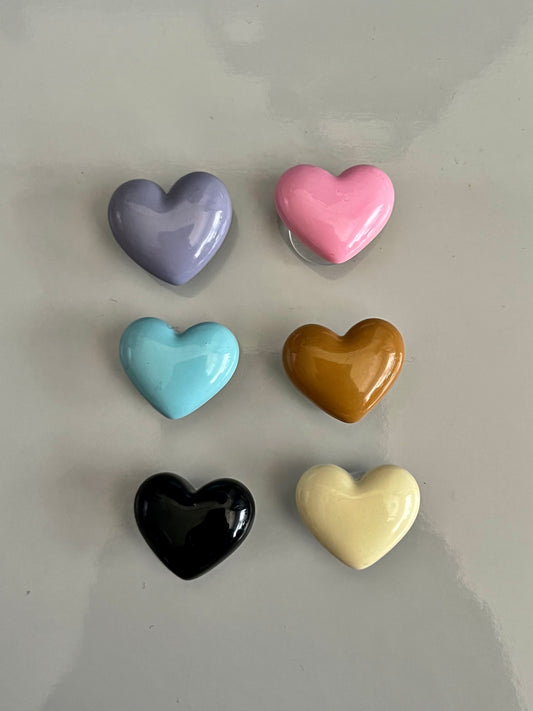 Heart individual acrylic charms