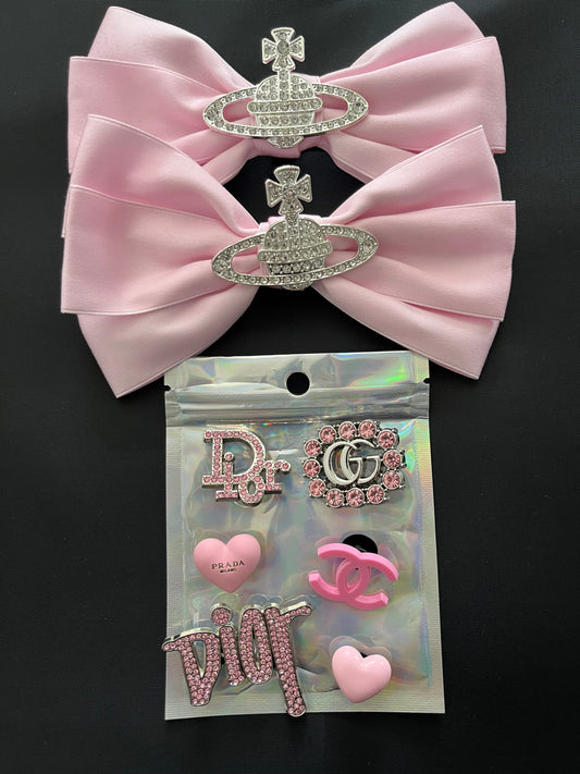 Pink bows bundle