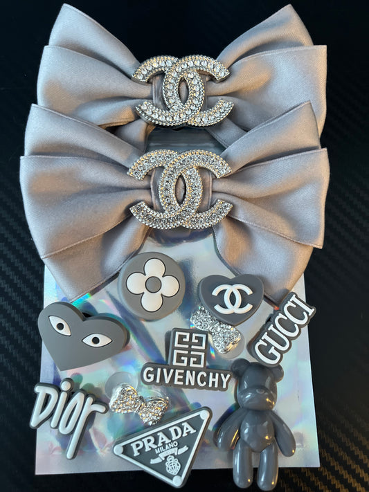 Grey c bows bundle