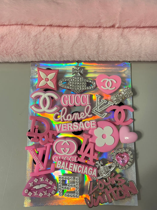 Pink complete fur straps bundle