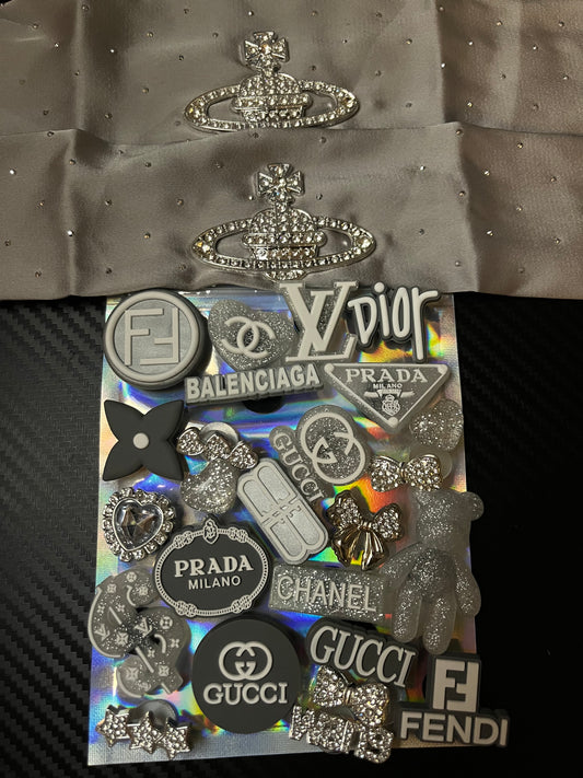 Grey and glitter complete bundle