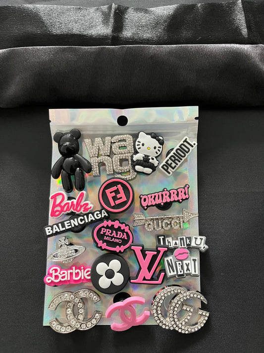 Pink and black straps bundle