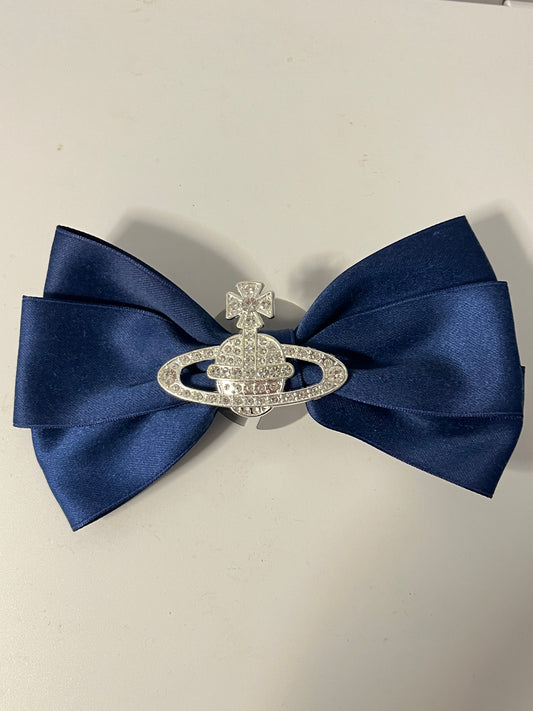 Navy HAIR Bow
