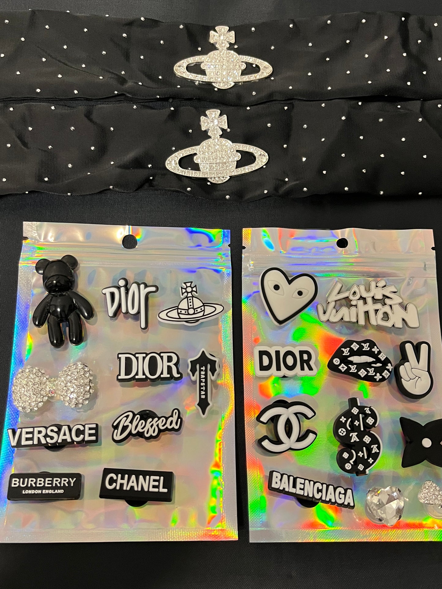 Black complete bundle - crocs not included