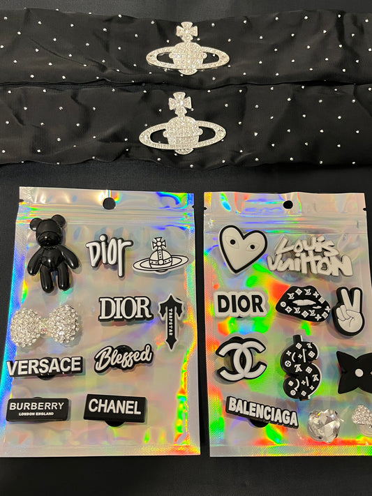 Black complete bundle - crocs not included