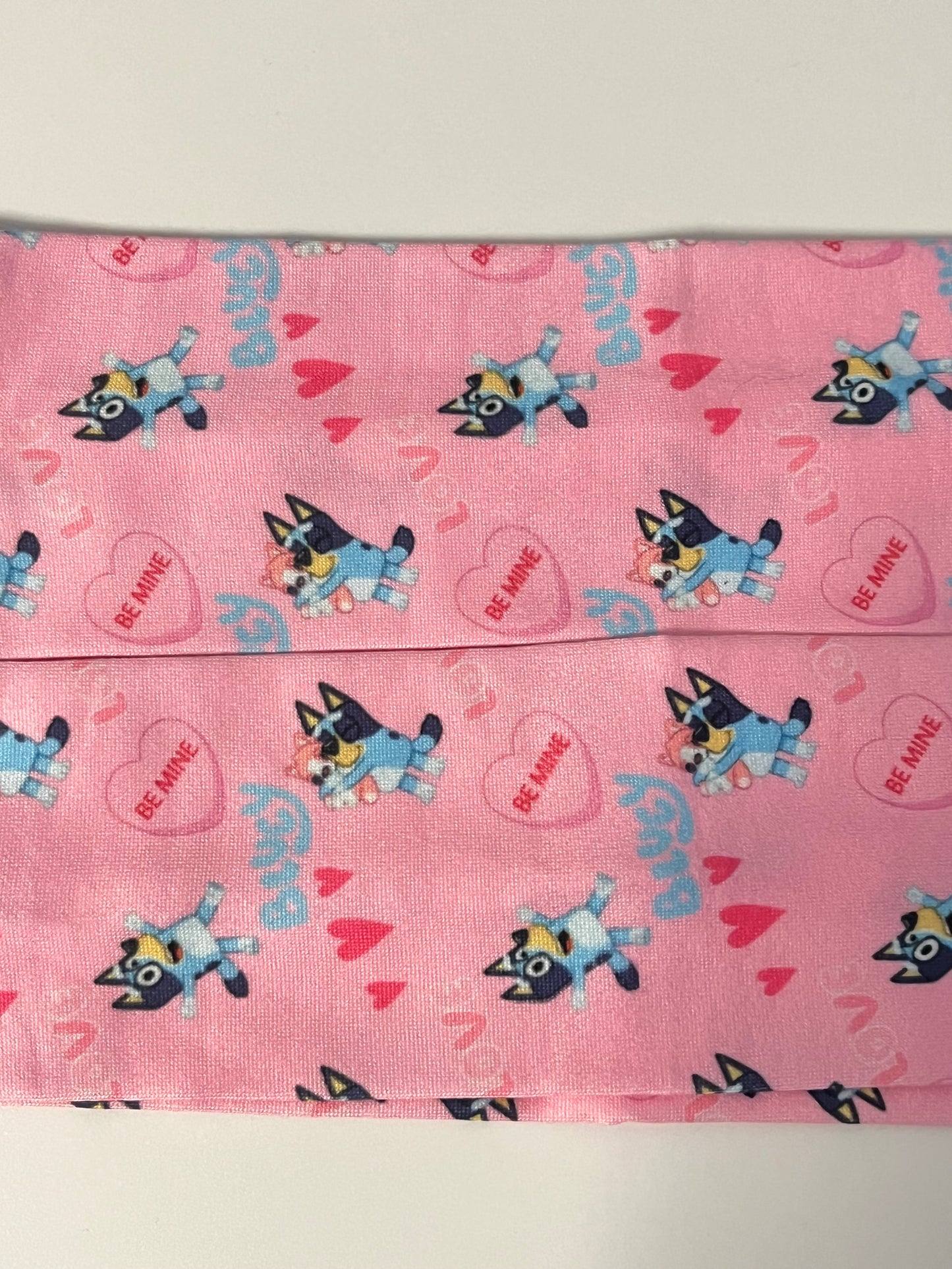 Bluey pink straps set