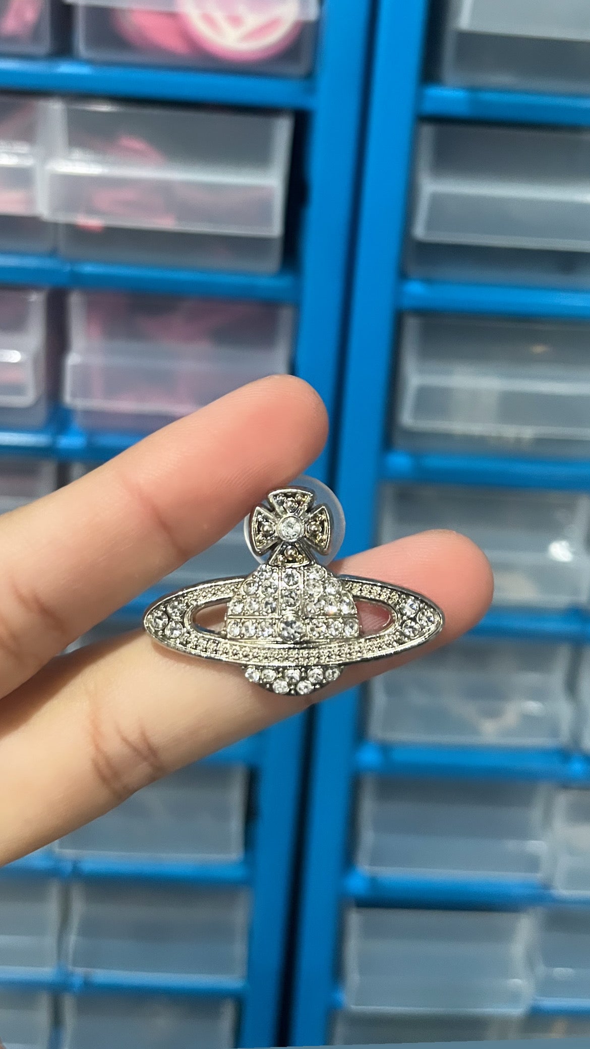 Mini Viv Silver Charm
