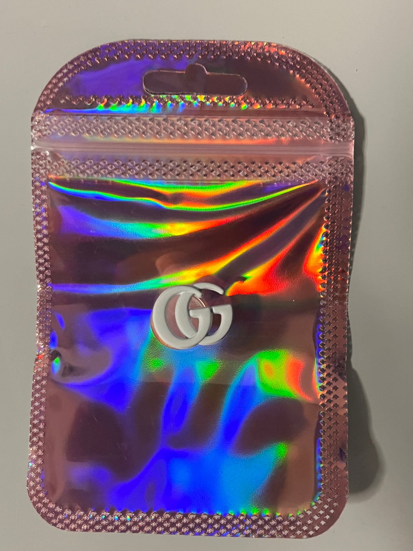 Mini white G charm gap filler