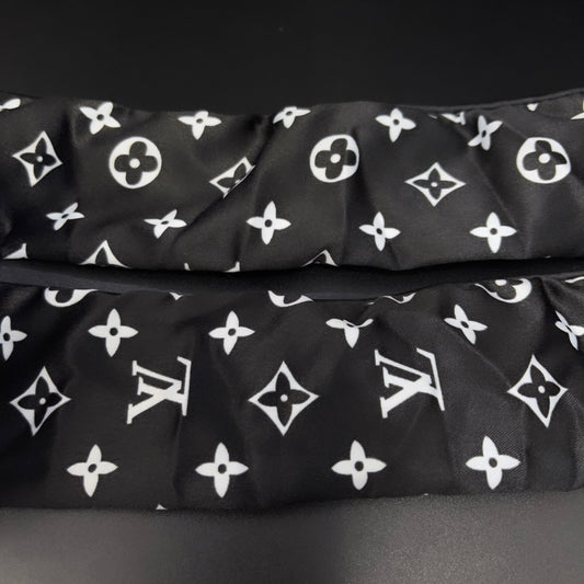 Black and white L straps (set)