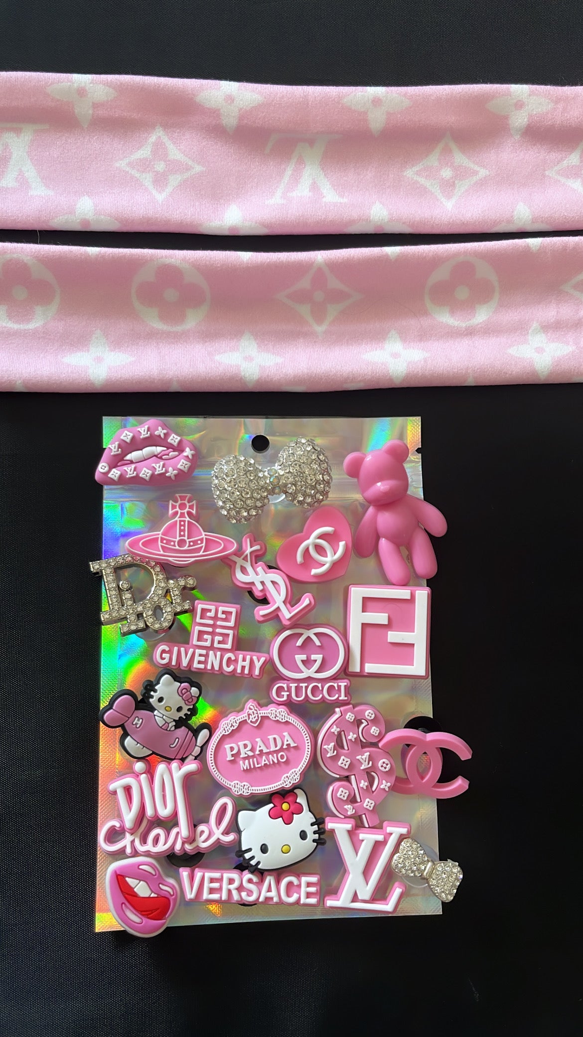 Pink complete bundle - crocs not included