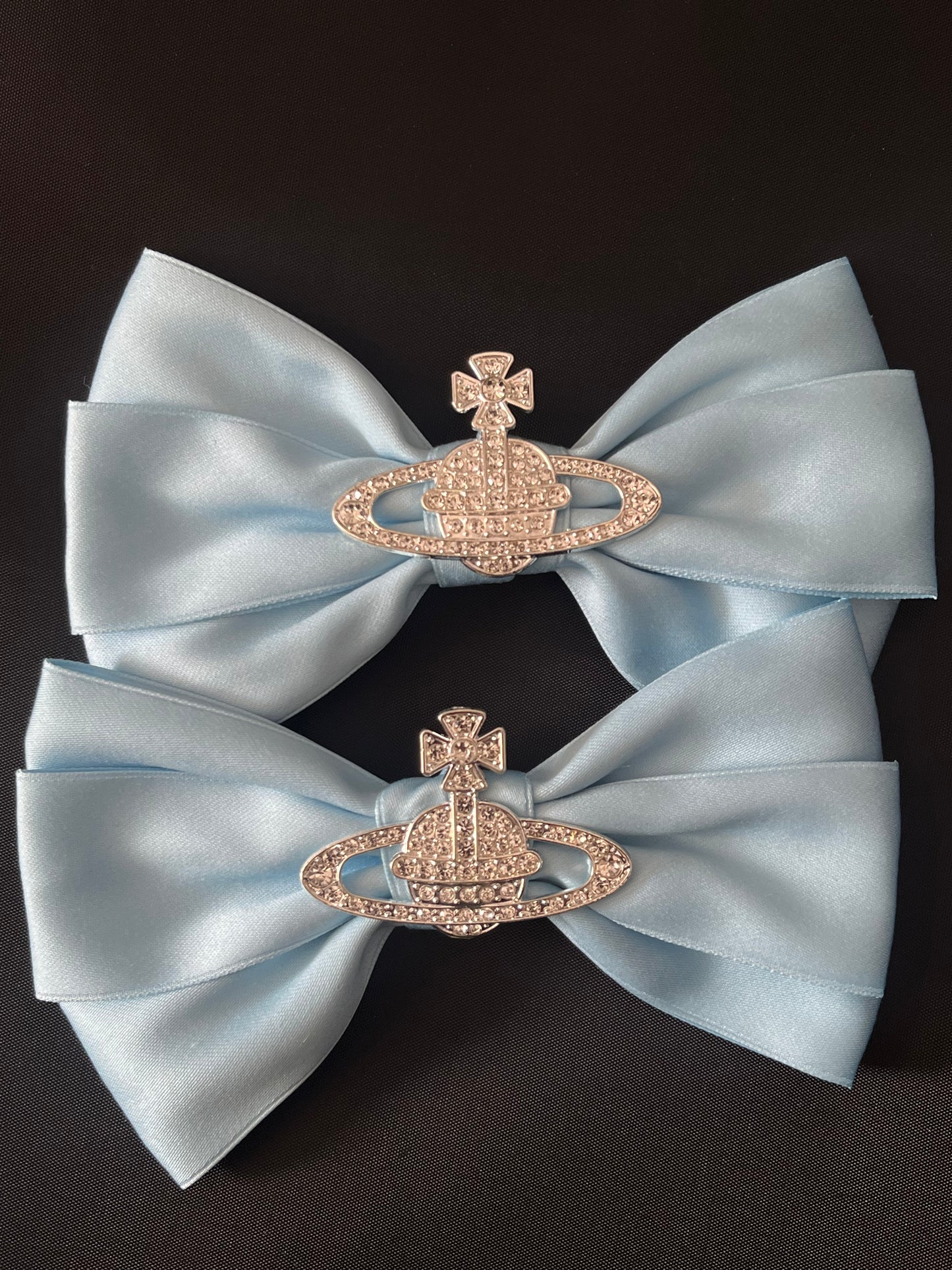 Blue Croc bows set(2)