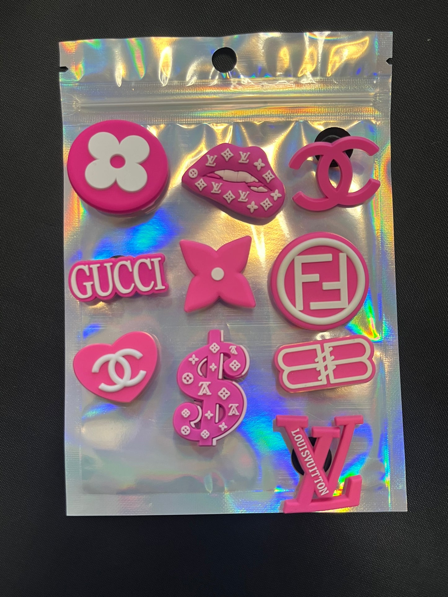 Hot pink charms bundle