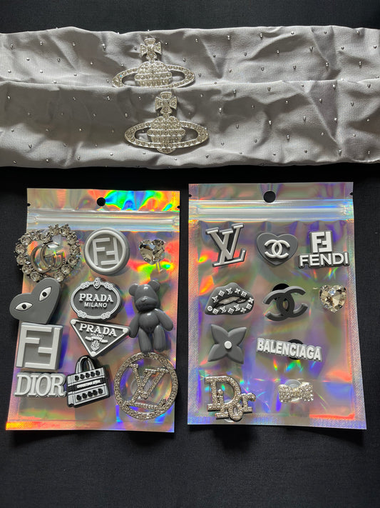 Grey complete bundle - CROCS NOT INCLUDED