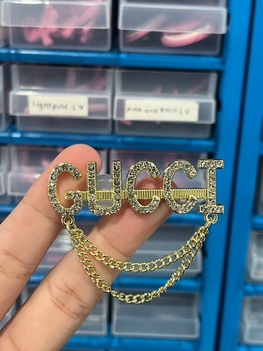 GG Gold metal chain charm