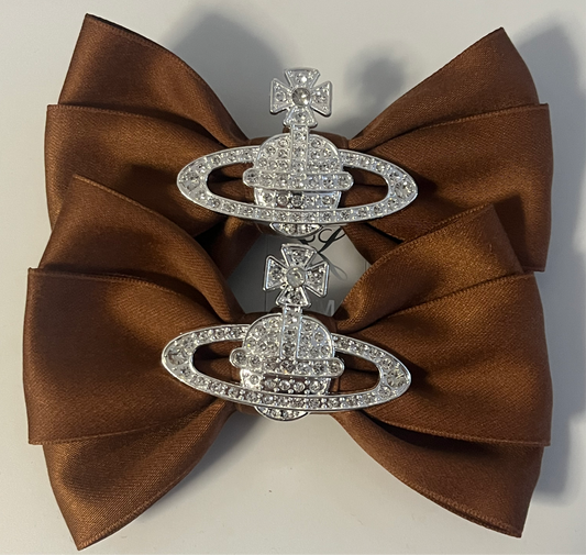 Brown bows set (2)