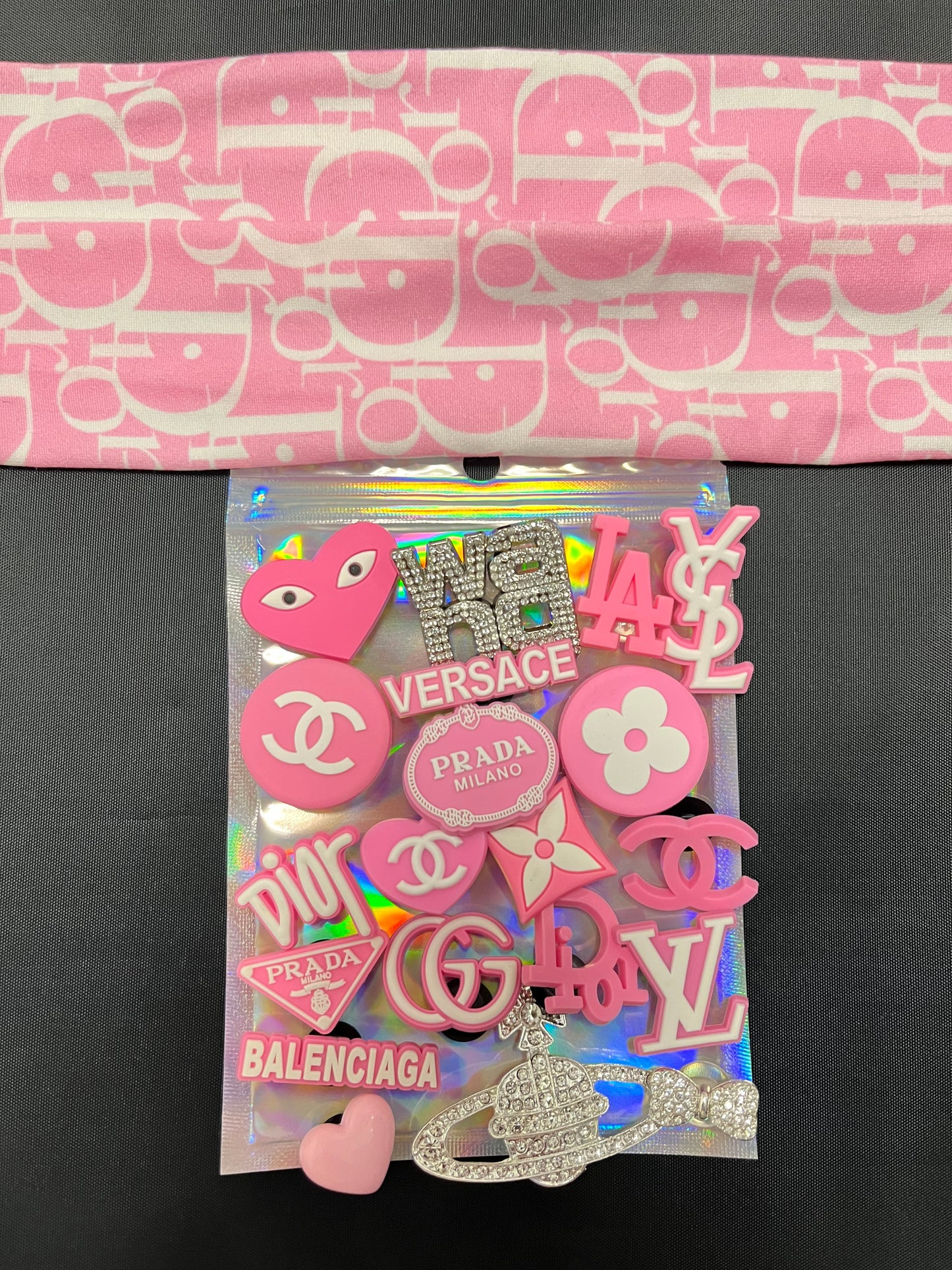 Pink complete bundle- crocs not included